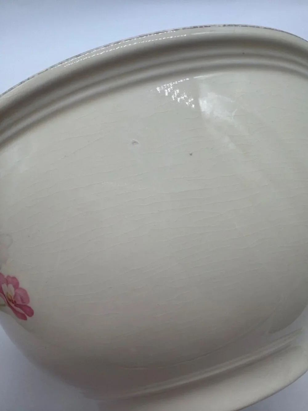 Vintage Kitchen Kraft Ovenserve Floral Mixing Bowl 8.5